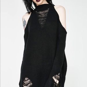 Killstar Depths of Darkness Knit Sweater RARE